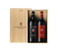 Cassetta San Felice con Campogiovanni Rosso e Brunello di Montalcino