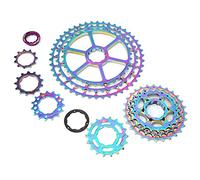 Cassetta Sangeponiang 11-46T, per volano a 10 velocità, ruota libera per bici cava per accessori per mountain bike, set di ingranaggi leggeri e durevoli, prestazioni di cambio