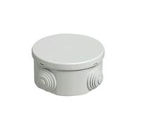 CASSETTA SCATOLA TONDA STAGNO STAGNA IP44 CON FORI PASSACAVO 65x40 MARLANVI 003