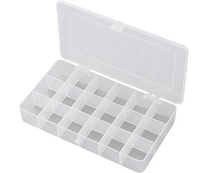 Cassetta separata fissa TRU COMPONENTS E-107 1572071 (L x P x A) 210 x 112 x 30 mm, Numero di scomparti: 18 1 pz