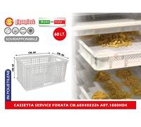 Cassetta Service Forata Sovrapponibile Alimenti 60x40 Altezze Varie