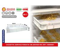 Cassetta Service Forata Sovrapponibile Alimenti 60x40 Altezze Varie