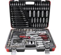 Cassetta Set 216 Chiavi Universali Bussola Cric Utensili Casa Officina BGS15216