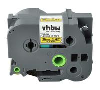 Cassetta sostituisce Brother TZ-FX661 TZE-FX661 nero-giallo