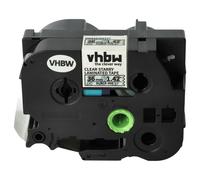 Cassetta sostituisce Brother TZE-161L1 nero-trasparente (glitter/scacchiera)