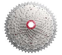 SunRace CSMZ90 Cassette 12-speed - 11-50 - metallic silver / red taglia unica
