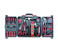 Set 76 pezzi Utensili da lavoro kit valigetta cassetta completa porta Attrezzi