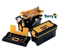 Cassetta valigetta portautensili terry pro-tool 22/1 cm 57x27x29 per attrezzi