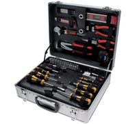 Cassetta valigia porta attrezzi in allumino 129 utensili valigetta portautensili