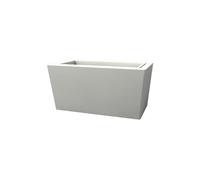 Cassetta Vaso Fioriera liscia moderna in Resina 80x40xh39cm /100x50xh50 cm