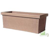 CASSETTA VASO RETTANGOLARE RESINA ROTAZIONALE MILLERIGHE IMPRUNETA 73x35x31