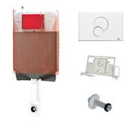 Cassetta wc ad incasso rett. bianco mod. Monolith 9.0 KARIBA