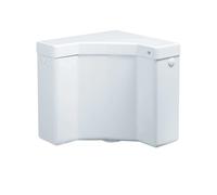 Cassetta WC di scarico Angolo pulsante singolo Start&Stop Bianco