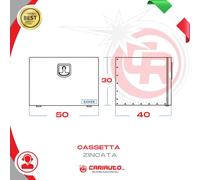 Cassetta Zincata 1mm Porta Attrezzi Camion Trattori Autocarro Furgoni Varie Misu