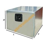 CASSETTA ZINCATA PORTA ATTREZZI PER AUTOCARRO CAMION FURGONE TRATTORE TRUCK