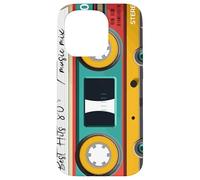 Cassette audio musica retrò anno 1980 - 80s mix best of Custodia per iPhone 15 Pro