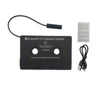 Cassette De Audio Para Auto | Adaptador De Cinta Inalámbrico 5.0 | Reproductor De Escritorio Con Alta Fidelidad Para Escuchar Música Del Teléfono Y Llamadas En Coche