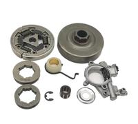 Cassette e pignoni Kit corona pignone tamburo frizione 3/8" 8T 7T adatto per motosega Stihl MS361 MS 361 pompa olio ingranaggio a vite senza fine 1128 007 1000 Cassette pignoni e ruote libere per bici