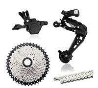 Cassette e pignoni pignone per Bicicletta Gruppo RX10 1x10 velocità, Gruppo Catena YBN, deragliatori Posteriori, Cassetta MTB da 36t e 42t, Comando Cambio Rainbow M6000 A5 A7 Deore(RX10 42T YBN)