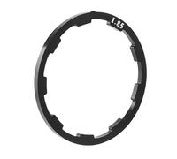 Cassette e pignoni Rondella distanziale per mozzo volano bicicletta, guarnizione cassetta, rondella per mozzo bicicletta in lega di alluminio Cassette pignoni e ruote libere per bicicletta(Black 1.85m