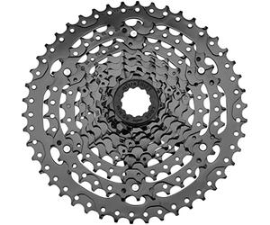 Cassette, MicroShift ADVENT, for 9s, microShift 11-46T, 11-13-15-18-21-24-30-37-46, ED Black, steel, AM-packing