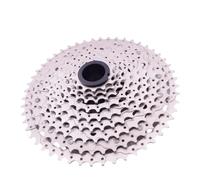 Cassette pignoni e ruote libere per bicicletta Adatto per cassetta SunRace CSMS3/CSMX3 a rapporto largo 11-46T/11-51T, ruota libera per bici MTB a 10 velocità, per mozzo HG ruota libera(11-51T Silver)