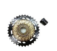 Cassette pignoni e ruote libere per bicicletta pig Adatto per SHIMANO TOURNEY TZ500 TZ31 7v 7 velocità cassetta ruota libera mountain bike pignone filettato in metallo 14-28/34T(14-28T with remover)