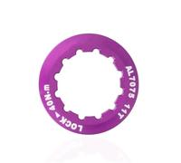 Cassette pignoni e ruote libere per bicicletta pig Coperchio Cassetta Bici Da Corsa MTB Anello Di Bloccaggio 11T AL7075 Tappo Ultraleggero Per Ruota Libera 8S 9S 10S 11S 12S Velocità K7(Purple)