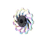 Cassette pignoni e Ruote libere per Bicicletta Puleggia per deragliatore Posteriore MTB CNC, 11T 13T, Cuscinetto in Ceramica, Leggera, per Bici da Corsa Ruota Libera(11T Colorful)