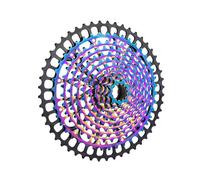 Cassette pignoni e ruote libere per bicicletta ruo Adatto per ZTTO MTB 11 velocità 9-50T Cassetta XD Ultimate Pro ULT Golden Rainbow 372g Pignone in acciaio 11s 9-50 K7 9 a 50(XD 11s 9-50T ULT pro)