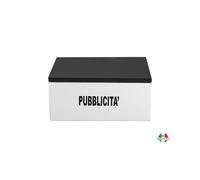 Cassette Porta Pubblicità Eternity Bianca-Nera