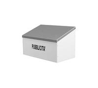 Cassette Porta Pubblicità Eternity (Bianco-Silver)