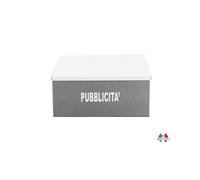 Cassette Porta Pubblicità Eternity Grigia - Bianca