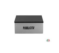 Cassette Porta Pubblicità Eternity Grigia-Nera