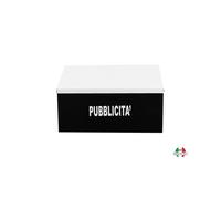 Cassette Porta Pubblicità Eternity Nera-Bianca