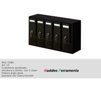 CASSETTE POSTALI ALUBOX CUBO 5 POSTI