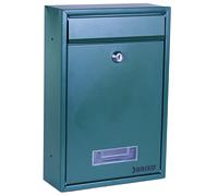 Fraschetti Cassetta postale Domus in acciaio L22xP9xH33 cm Verde