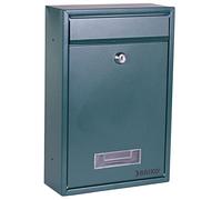 Fraschetti Cassetta postale Domus in acciaio L22xP9xH33 cm Verde