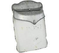 Cassette postali sospese Cassetta postale vintage Cassetta postale classica in ghisa Cassetta postale a parete Dropbox casa per esterni Cassette postali di media capacità (Bianco)