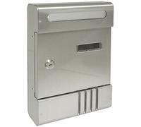 Cassetta postale per posta alluminio Vienna cm 20,5x6,5x29 h Silver