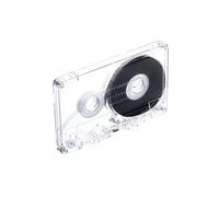 Cassette Tape 45min/60min/90min Corpo Trasparente Facile Contenuto Identificazione Texture Per Musica Trasparente Cassette Tape