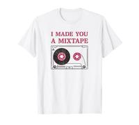 Cassette Tape - I Made You A Mixtape Retro 80s 90s Musica Maglietta