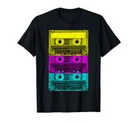Cassette Tape Mixtape Retro Music 80s and 90s Maglietta