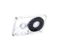 Cassette Tapes 45min/60min/90min Clear Case Texture Per Lezioni Creazione Musica Riproduzione Cassette Tape