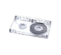 Cassette Tapes 45min/60min/90min Clear Case Texture Per Lezioni Creazione Musica Riproduzione Cassette Tape