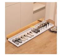 Cassetti espandibili per riporre Le Scarpe sotto Il Letto e i mobili - Organizer salvaspazio con Binario Scorrevole, mensola per l'ingresso (Bianco 76x46 cm) - Libera la Tua casa dal disordi