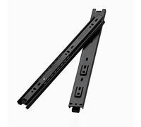 Cassetti scorrevoli per cassetti in acciaio inox resistente, estensione completa Ra per cassetti da 250-500 mm, capacità di carico 120 kg, meccanismo di bloccaggio 1 paio (dimensioni: 250 mm/10