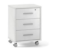 CASSETTIERA 3 CASSETTI BIANCO OSSIDO, 51X71X41 CM