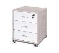 CASSETTIERA 3 CASSETTI CM.50X41X70H OLMO/BIANCO