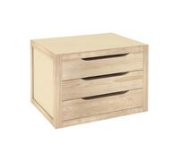 Astigarraga Cassettiera in legno Massello 3 Cassetti Dimensione 39x30x29.5h - BLNA30.99